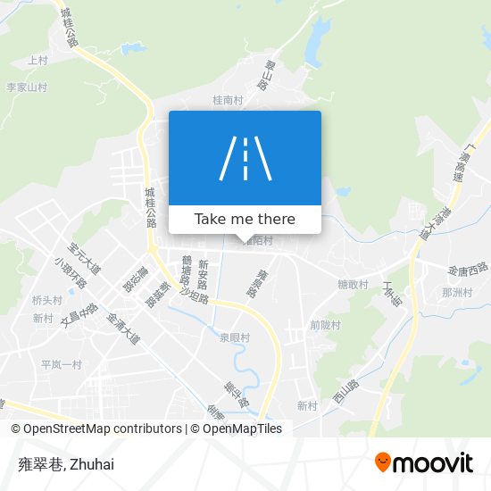 雍翠巷 map