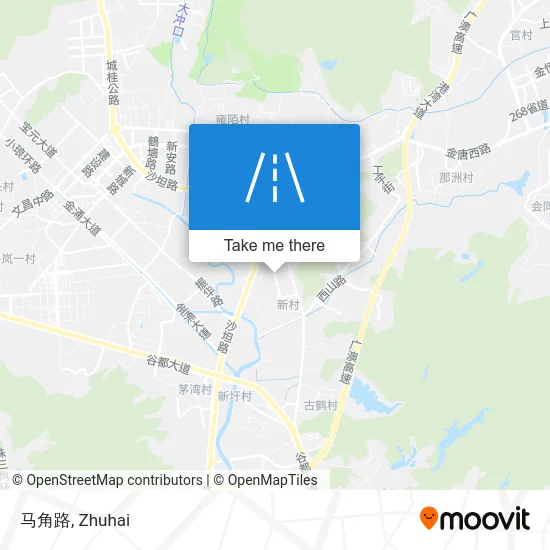 马角路 map