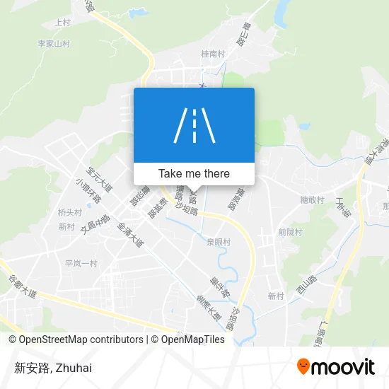 新安路 map