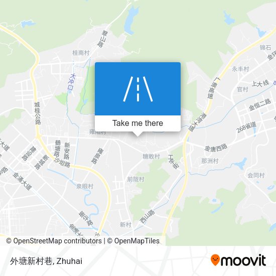 外塘新村巷 map