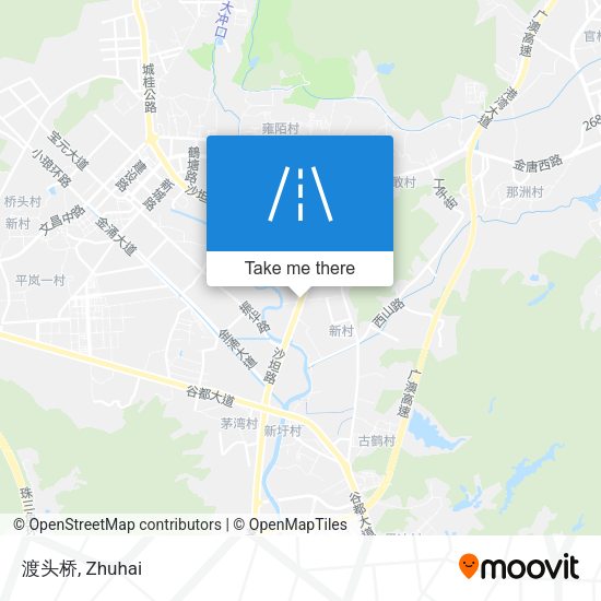 渡头桥 map