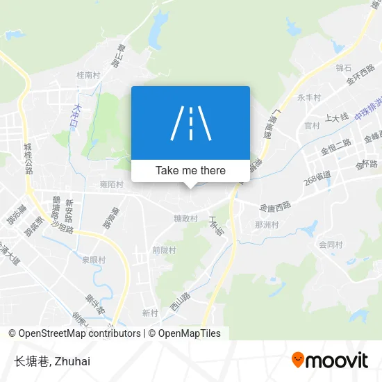 长塘巷 map