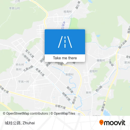城桂公路 map