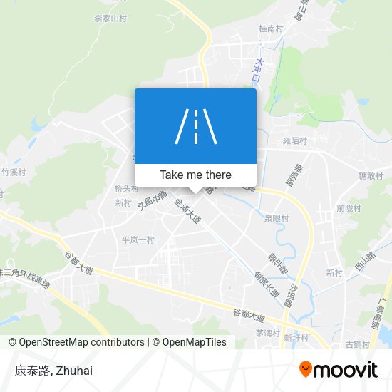 康泰路 map