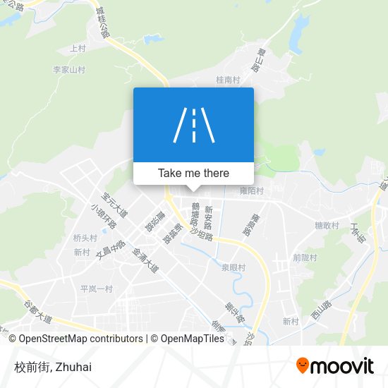 校前街 map