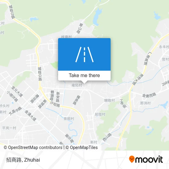 招商路 map
