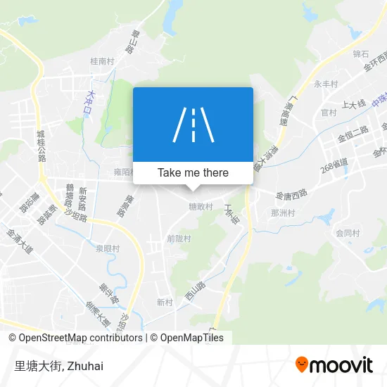 里塘大街 map