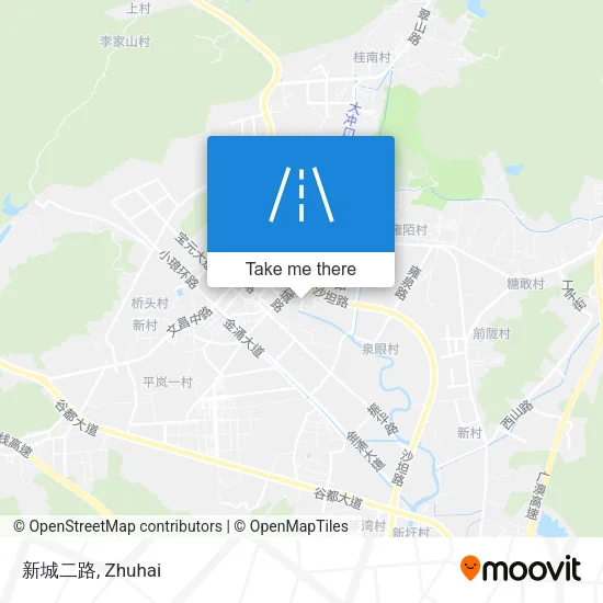 新城二路 map