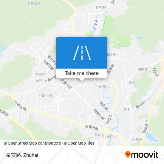 泉安路 map