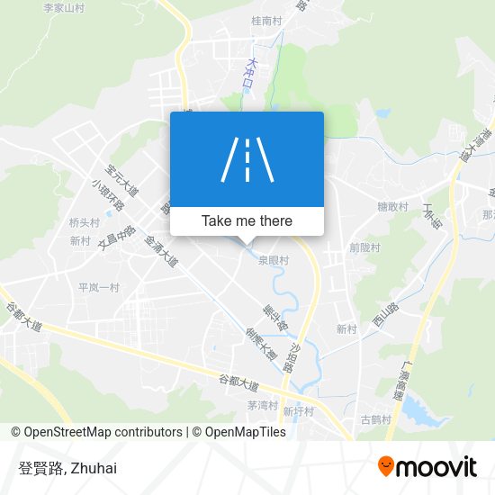 登賢路 map