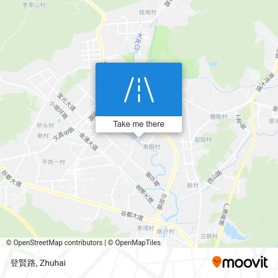登賢路 map