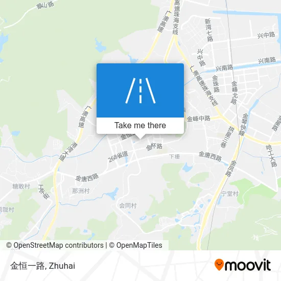 金恒一路 map