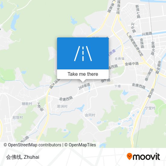 会佛线 map