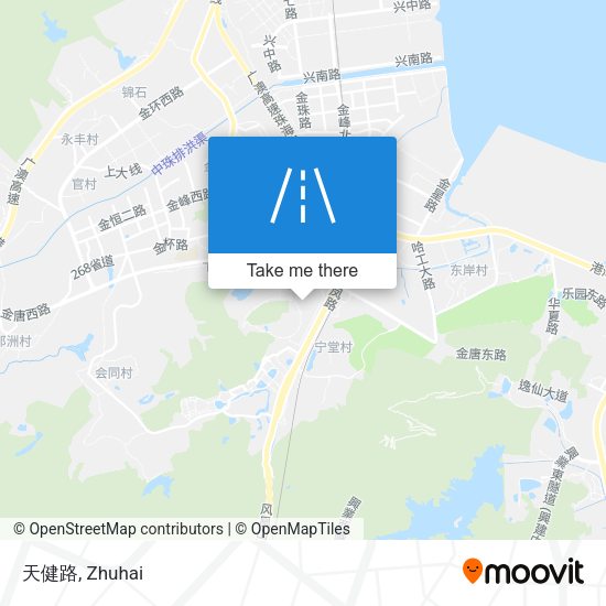 天健路 map