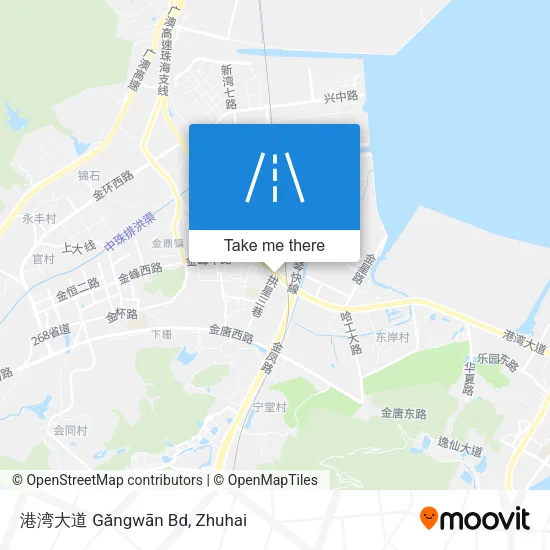 港湾大道 Gǎngwān Bd map