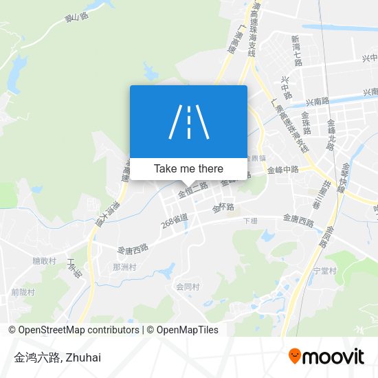 金鸿六路 map