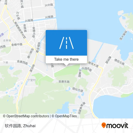 软件园路 map