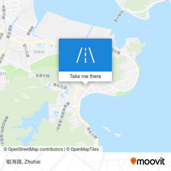 银海路 map
