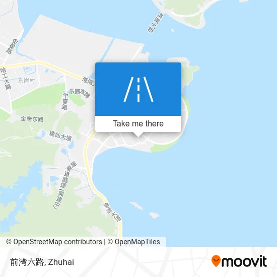 前湾六路 map