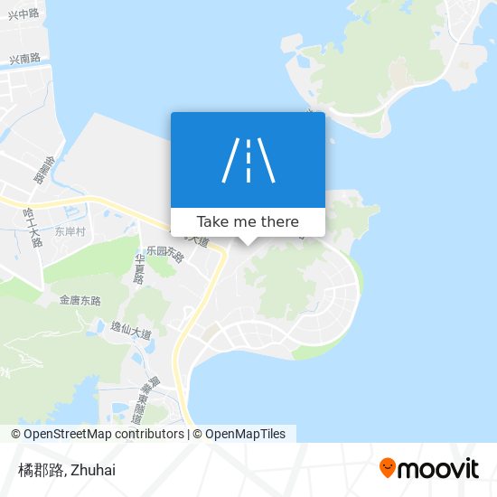 橘郡路 map