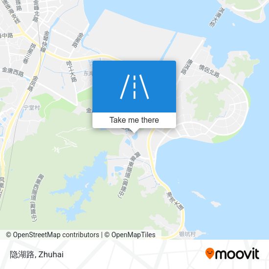 隐湖路 map