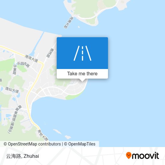 云海路 map