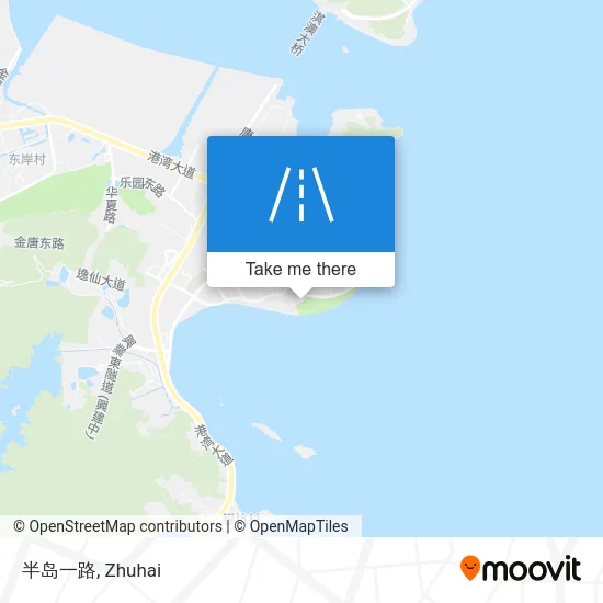半岛一路 map