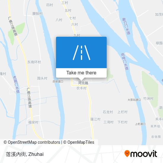 莲溪內街 map