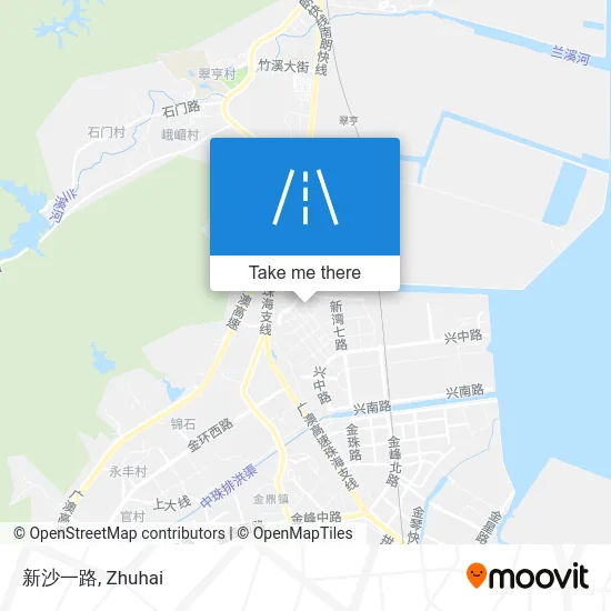 新沙一路 map