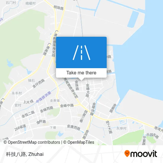 科技八路 map