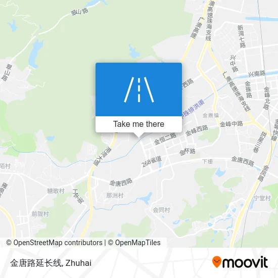 金唐路延长线 map