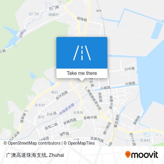 广澳高速珠海支线 map