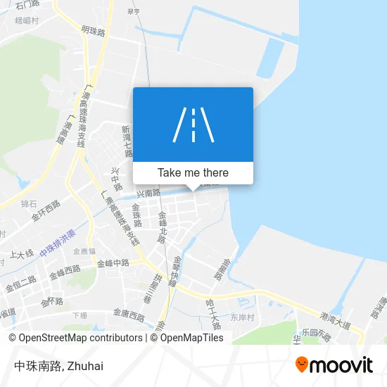 中珠南路 map
