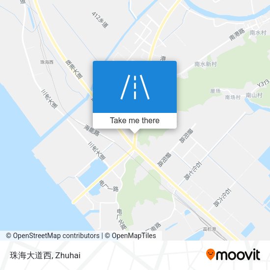 珠海大道西 map