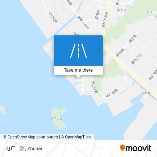 电厂二路 map