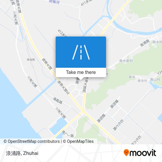 浪涌路 map