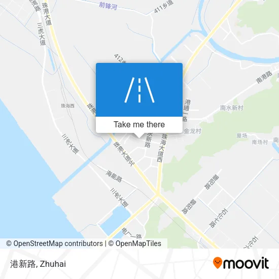 港新路 map