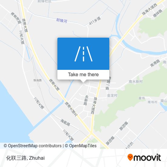 化联三路 map