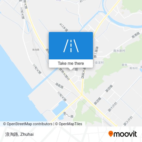 浪淘路 map