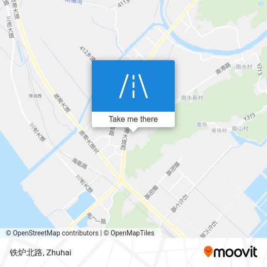 铁炉北路 map