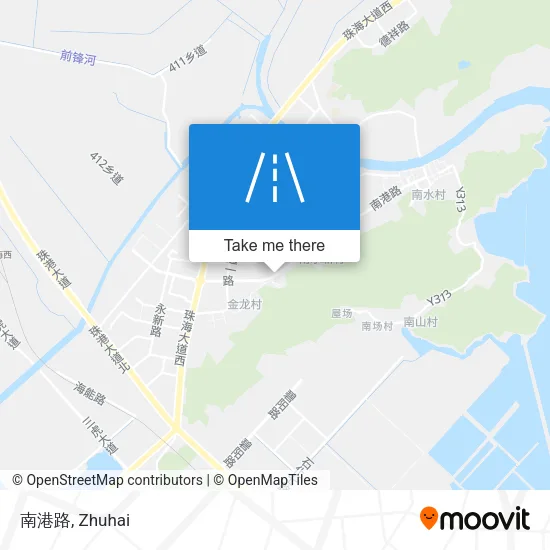 南港路 map