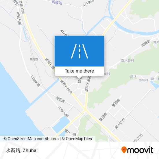 永新路 map