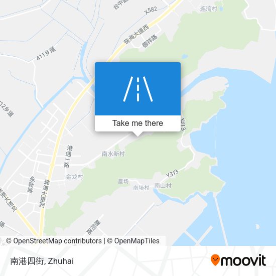 南港四街 map