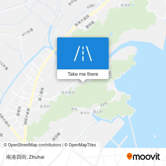 南港四街 map