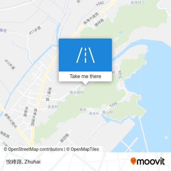 悅峰路 map