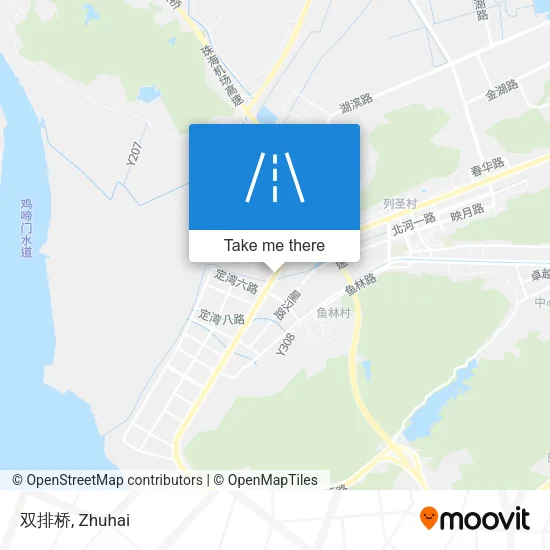 双排桥 map