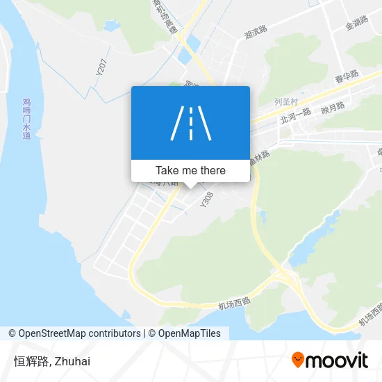 恒辉路 map