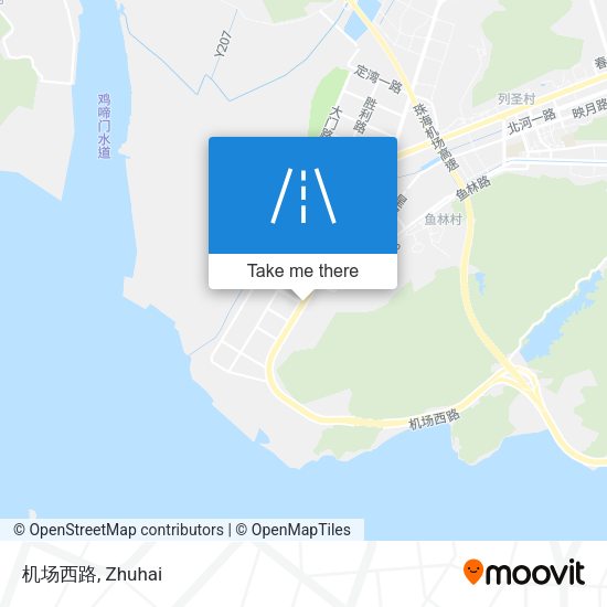 机场西路 map