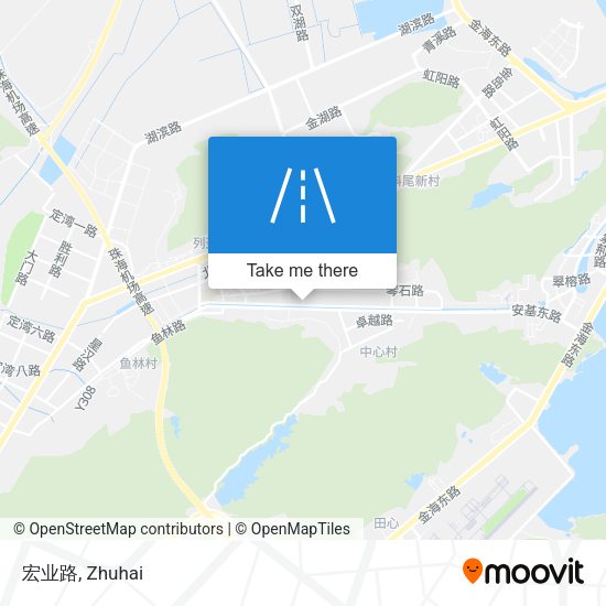 宏业路 map