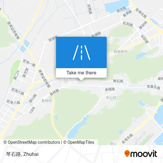 琴石路 map